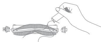 DREAME D10 - Limpiar el cepillo principal - 2