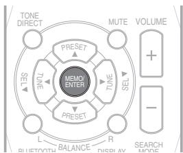 SHERWOOD SH-RX4508 - Maintenez appuyee la touche MEMOI ENTER pendant plus de 2 secondes. - 1
