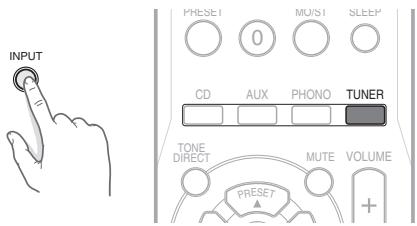SHERWOOD SH-RX4508 - Sélection d'une bande - 1