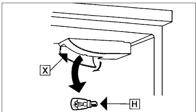 ARMAR ARA 3363 - Changement de l'ampoule du réfrigérateur - 1