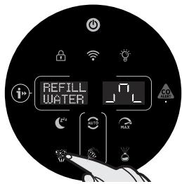 HOOVER HHP75CAH - Alerte replissage réservoir d'eau : [ [ fig. 19] - 1