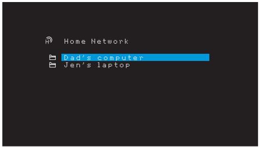 HARMAN KARDON AVRI71 - Pour partager les fichiers multimédias enregistrés sur un ordinateur : - 1