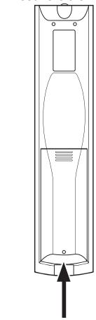 HARMAN KARDON AVRI71 - Insertion des piles dans la télécommande - 3