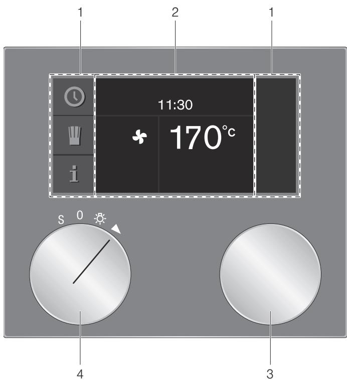 GAGGENEAU BOP 220-111 - Afficheur et éléments de commande - 1