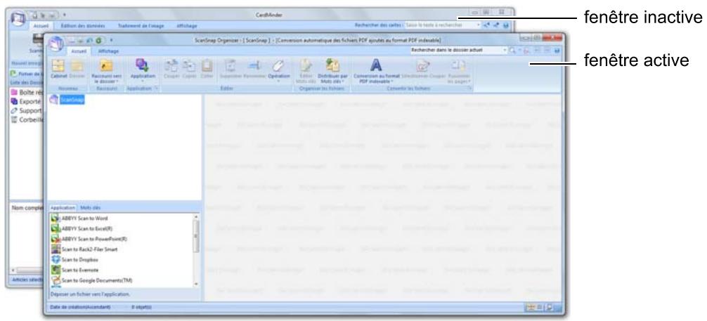 FUJIFILM SCAN SNAP IX500 - Établir un lien lorsqu'une des applications précitées est active (recommandée) - 1
