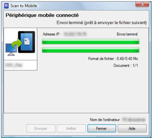 FUJIFILM SCAN SNAP IX500 - Connectez-vous sur votre ordinateur depuis le périphérique mobile. - 1