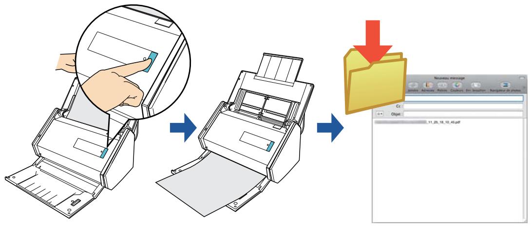 FUJIFILM SCAN SNAP IX500 - Enregistrer les données dans un dossier - 1