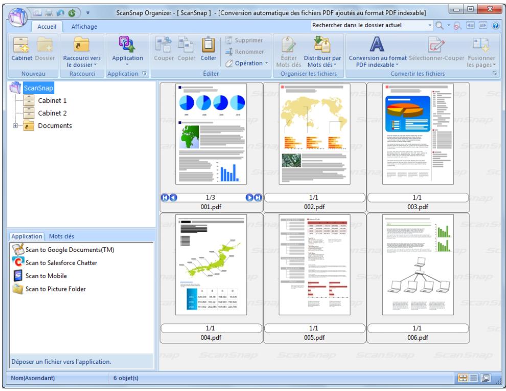 FUJIFILM SCAN SNAP IX500 - Cliquez sur l'icône scan to scansnap organizer - 2