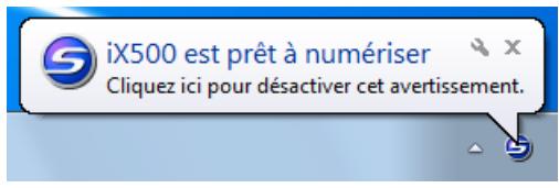 FUJIFILM SCAN SNAP IX500 - Lorsque le scansnap est allumé - 1
