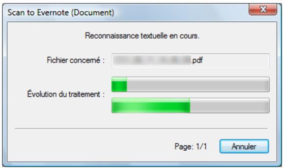 FUJIFILM SCAN SNAP IX500 - Cliquez sur l'icône scan to evernote (document) - 2