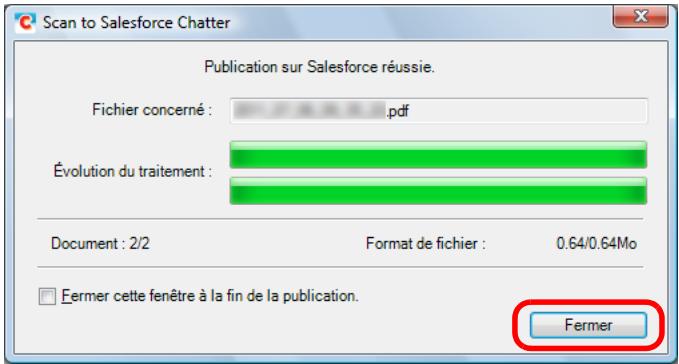 FUJIFILM SCAN SNAP IX500 - Cliquez sur le bouton publier. - 1