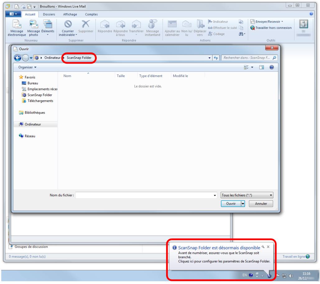 FUJIFILM SCAN SNAP IX500 - Sélectionnez scansnap folder. - 1