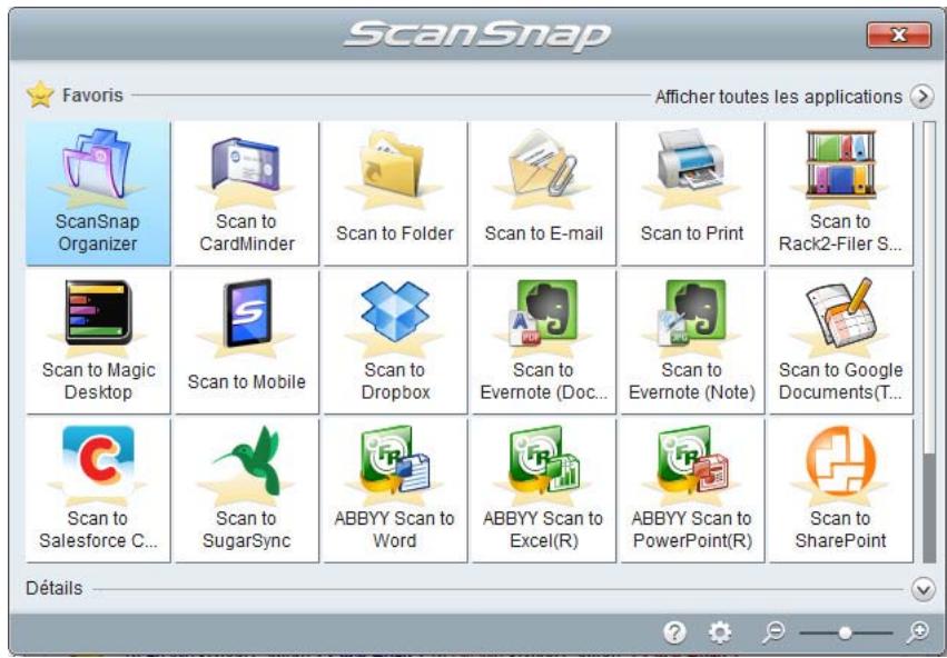 FUJIFILM SCAN SNAP IX500 - Appuyez sur la touche [scan] du scansnap pour démarrer la numérisation. - 1