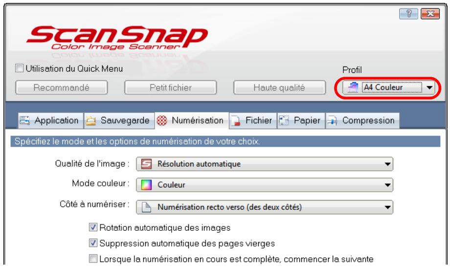 FUJIFILM SCAN SNAP IX500 - Nommez le profil puis cliquez sur le bouton OK. - 2