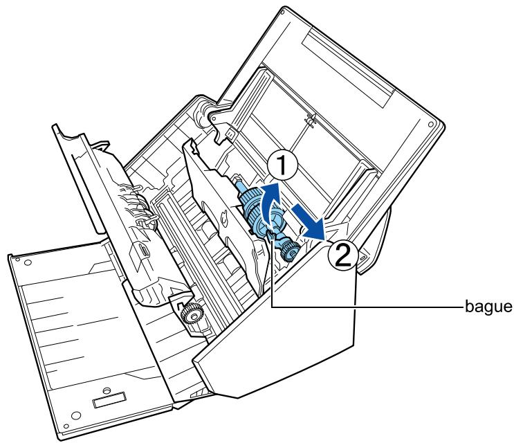 FUJIFILM SCAN SNAP IX500 - Remplacez le rouleau de prise - 3