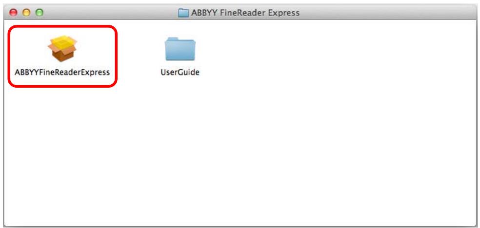 FUJIFILM SCAN SNAP IX500 - Double-cliquez sur l'icône abbyyfinereaderexpress. - 1