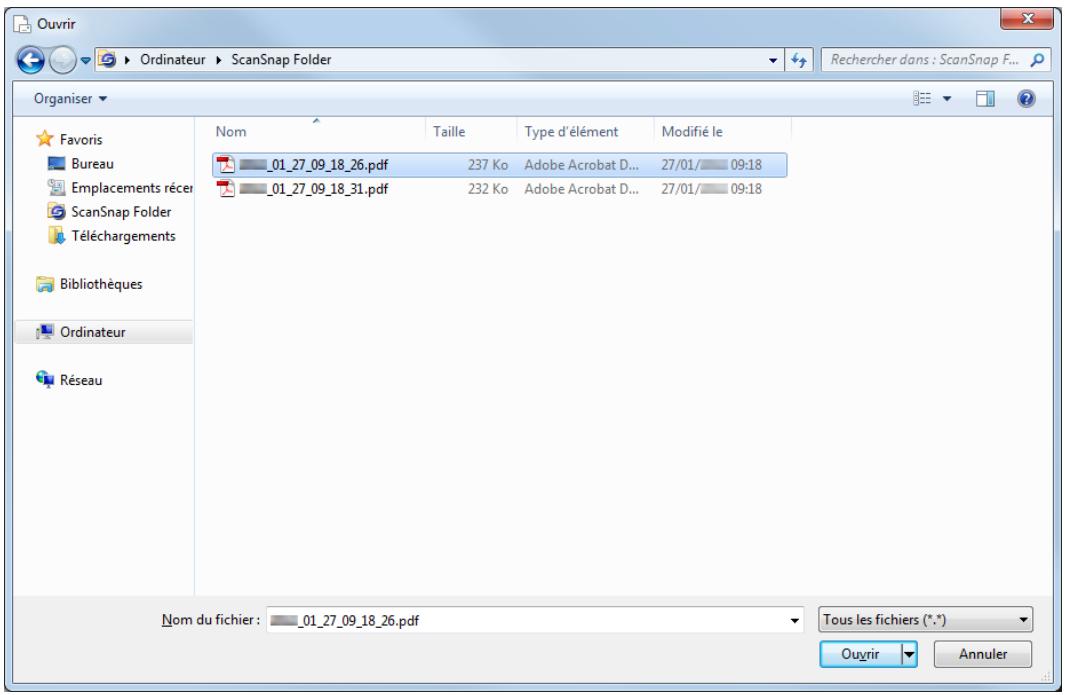 FUJIFILM SCAN SNAP IX500 - Cliquez sur le bouton sauvegarder. - 1
