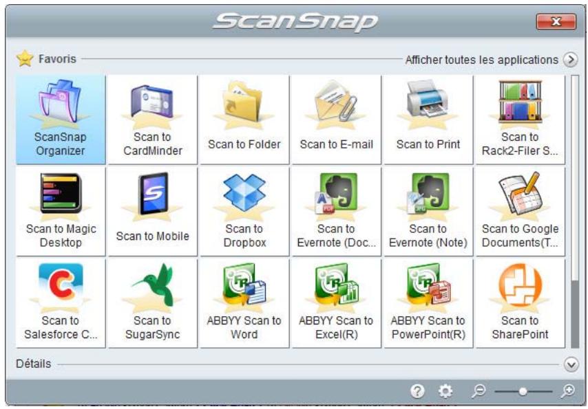 FUJIFILM SCAN SNAP IX500 - Appuyez sur la touche [scan] du scansnap pour démarrer la numérisation. - 1