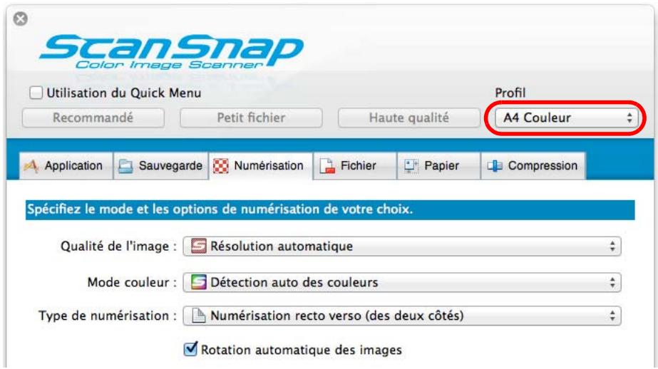 FUJIFILM SCAN SNAP IX500 - Nommez le profil puis cliquez sur le bouton OK. - 2