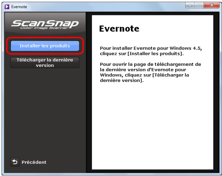 FUJIFILM SCAN SNAP IX500 - Cliquez sur le bouton evernote. - 2