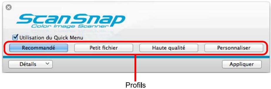 FUJIFILM SCAN SNAP IX500 - Sélectionnez paramètres dans le menu de scansnap manager. - 2