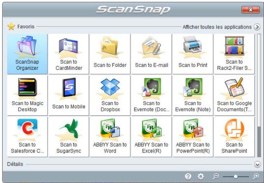 FUJIFILM SCAN SNAP IX500 - Appuyez sur la touche [scan] du scansnap pour démarrer la numérisation. - 1