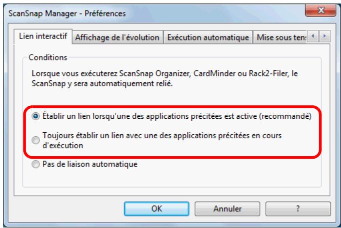 FUJIFILM SCAN SNAP IX500 - Changer le mode d'interaction automatique - 1