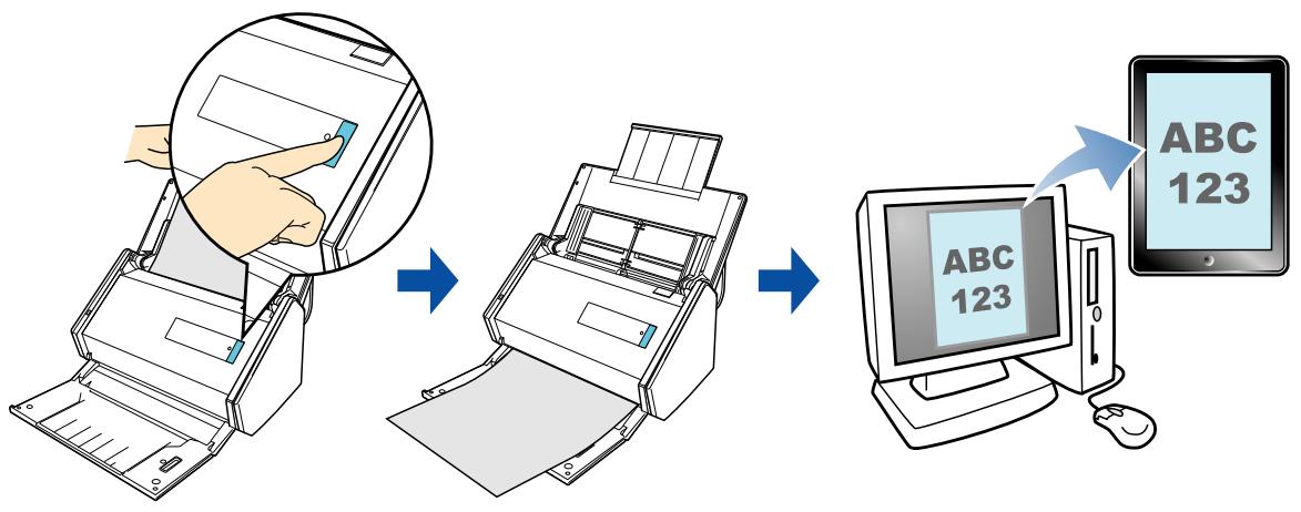 FUJIFILM SCAN SNAP IX500 - Enregistrer des données sur un périphérique mobile - 1