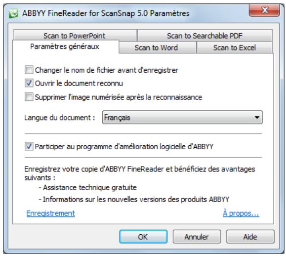 FUJIFILM SCAN SNAP IX500 - Préférences - 5