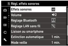 RICOH PHOTONUM.COMPACTGR II STREET EDITION - Réglage des effets sonores - 1