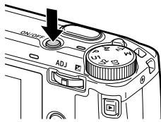 RICOH PHOTONUM.COMPACTGR II STREET EDITION - Appuyez sur le bouton d'alimentation. - 1