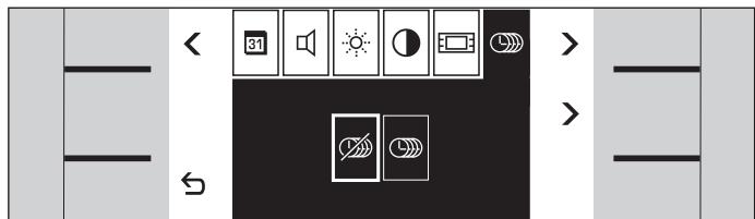 GAGGENEAU BS 275-111 - Exemple : modifier l'affichage de veille - 8