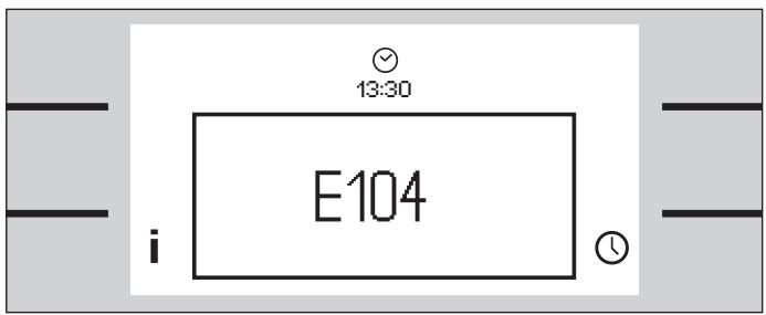 GAGGENEAU BS 275-111 - Messages d'erreur - 1