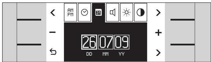 GAGGENEAU BS 275-111 - Exemple : modifier l'affichage de veille - 3