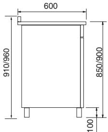 FRATELLI ONOFRI RE 92 DFR ROUGE - Dimensions d'encombrement (mod. 108) - 2
