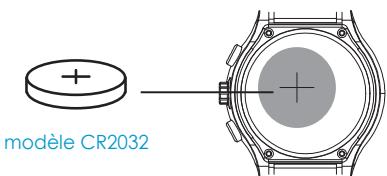 COGITO POP BLANC - Remplacement de la pile du système de connexion: - 2