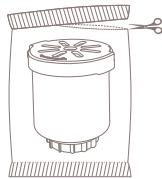 DUUX HUMIDIFICATEURDP - Installer l'appareil et le filtre - 1