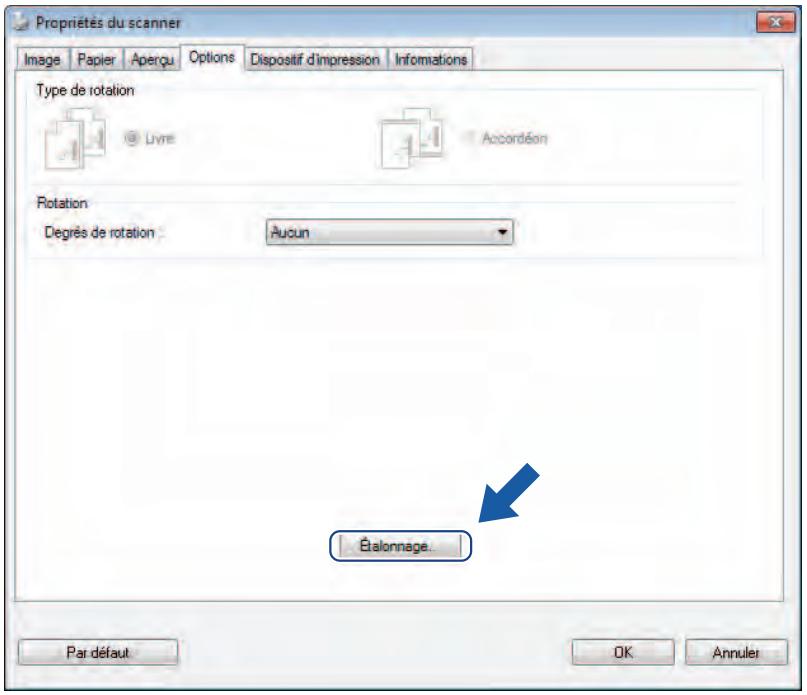 BROTHER DS720D - Étalandage via un logiciel (windows®) - 2