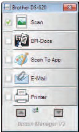 BROTHER DS720D - Pour afficher l'icone de raccourci et lancer button manager V2 depuis la barre d'état système - 1