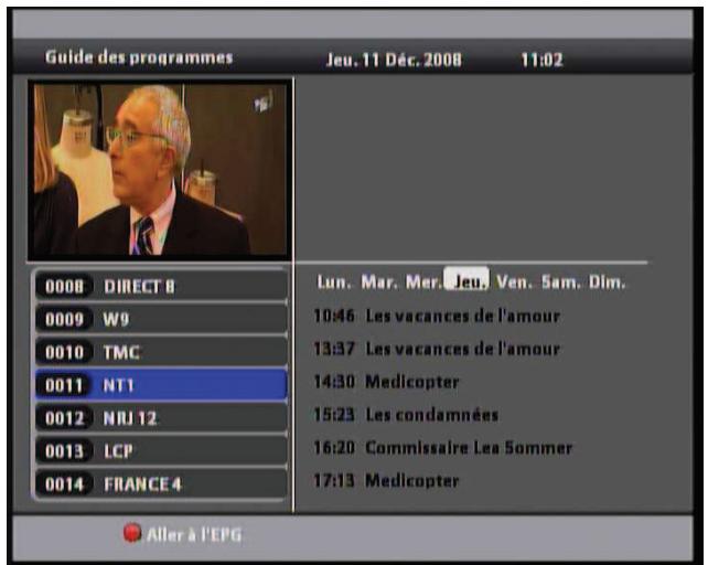 VISIOSAT TVS 7600 TNTSAT - VI.4 guide électronique des programmes (EPG) - 1