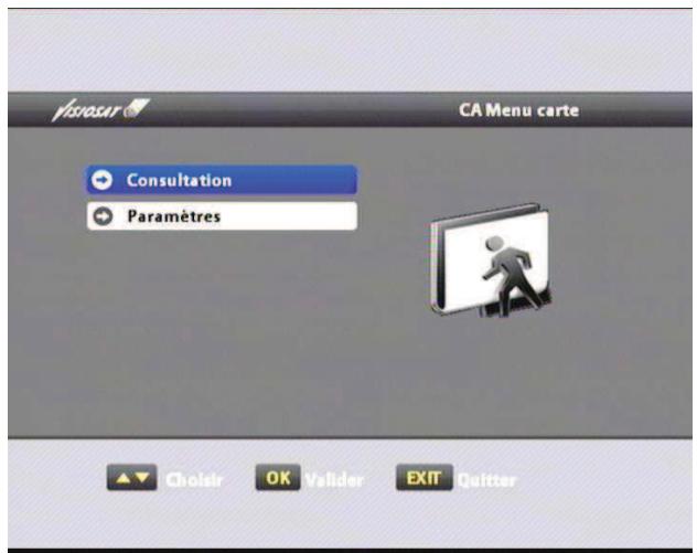 VISIOSAT TVS 7600 TNTSAT - V.4.4 menu carte - 2
