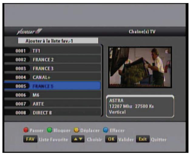 VISIOSAT TVS 7600 TNTSAT - V.1. A gestion des chaînes - 2