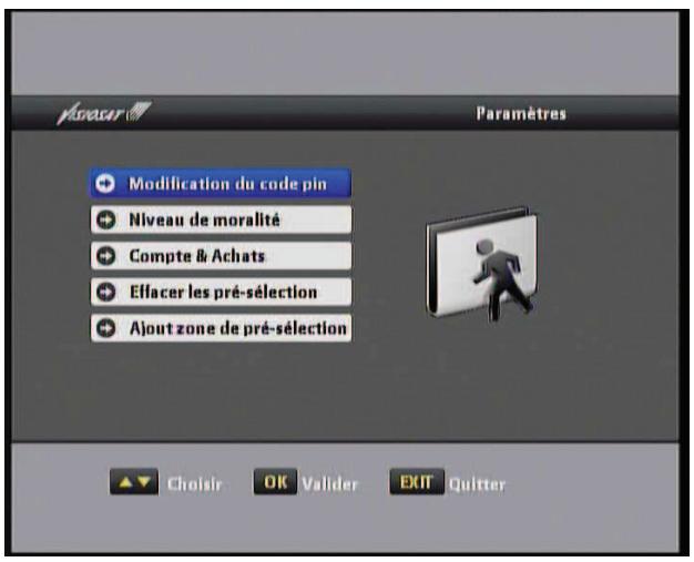 VISIOSAT TVS 7600 TNTSAT - V.4.4 menu carte - 7