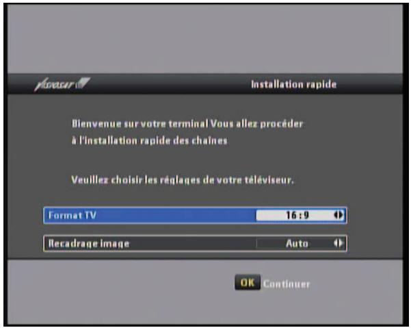VISIOSAT TVS 7600 TNTSAT - IV.1 réglage du format du téléviseur - 1
