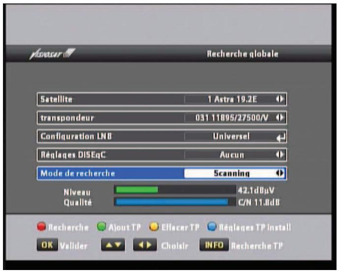 VISIOSAT TVS 7600 TNTSAT - V.3. B recherche globale - 1