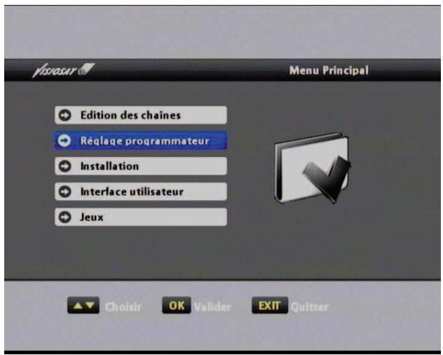 VISIOSAT TVS 7600 TNTSAT - V.2. a réglage de l'heure locale - 2