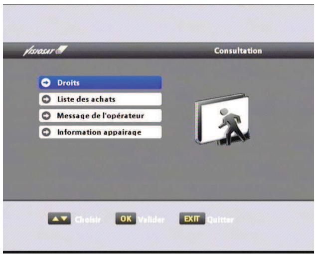 VISIOSAT TVS 7600 TNTSAT - V.4.4 menu carte - 3