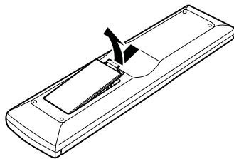DENON D-F109N BKBK - Insertion des piles - 1