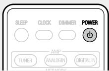 DENON D-F109N BKBK - Mise hors tension de l'appareil - 1