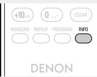 DENON D-F109N BKBK - Changement de l'affichage - 1